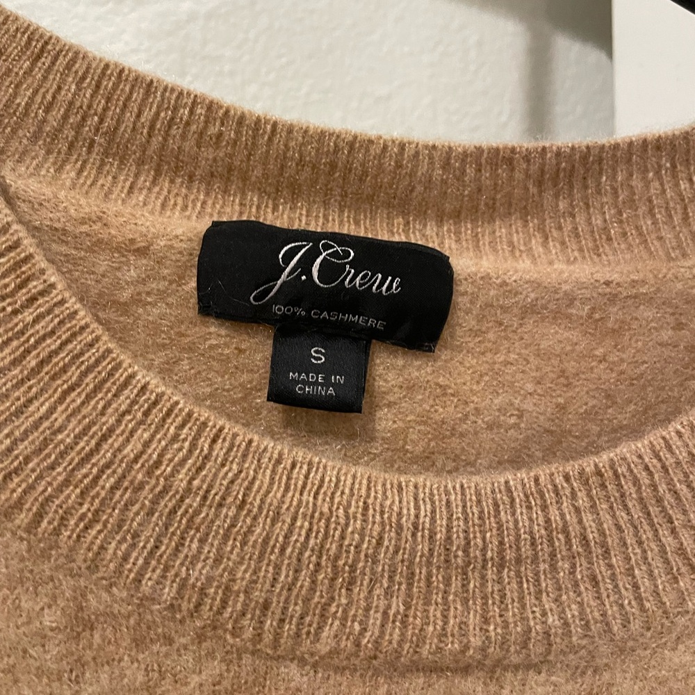 J.Crew Cashmere Sweater in Tan